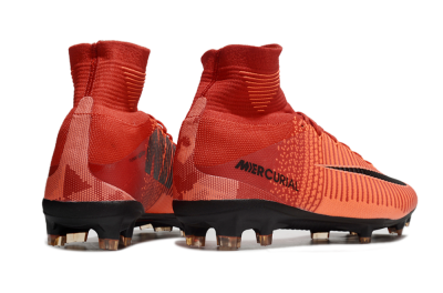 Nike Zoom Superfly 5 Elite FG High-Tops Football Boots - Red/Black
