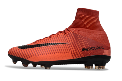 Nike Zoom Superfly 5 Elite FG High-Tops Football Boots - Red/Black