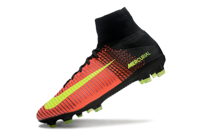 Nike Zoom Superfly 5 Elite FG High-Tops Football Boots - Red/Black/Yellow