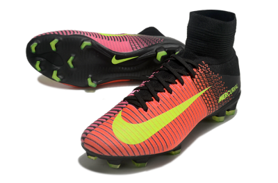 Nike Zoom Superfly 5 Elite FG High-Tops Football Boots - Red/Black/Yellow