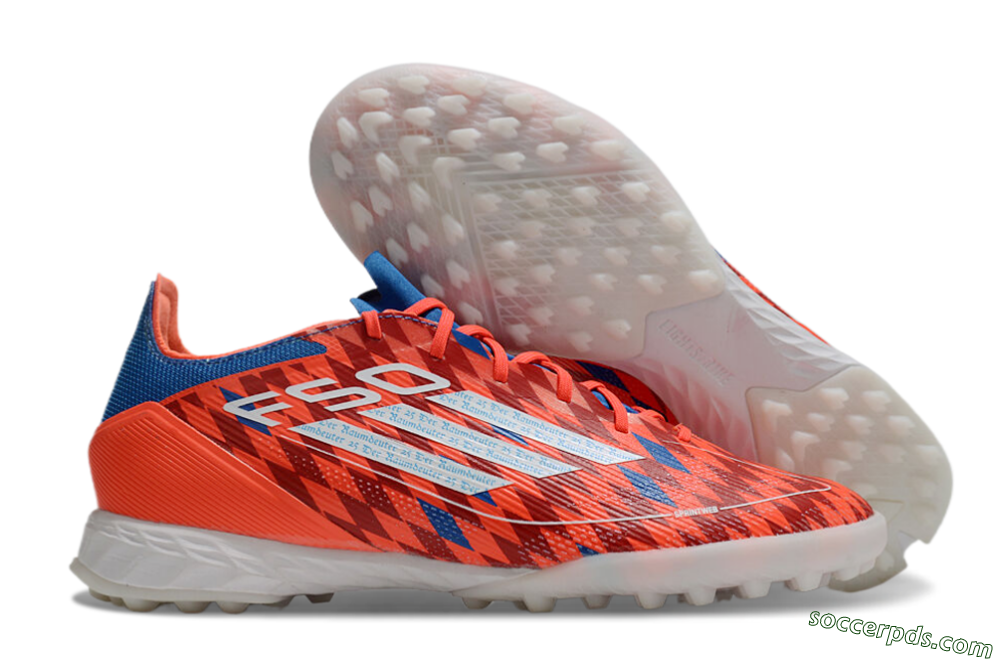 Adidas F50 Pro TF Low-Tops Football Shoes - Red/White/Blue 1