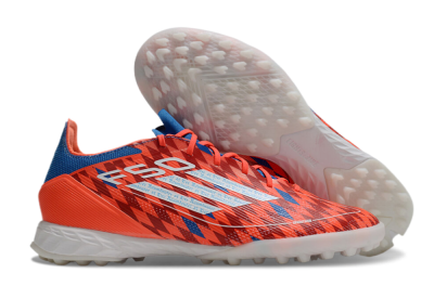 Adidas F50 Pro TF Low-Tops Football Shoes - Red/White/Blue