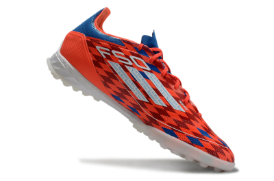 Adidas F50 Pro TF Low-Tops Football Shoes - Red/White/Blue