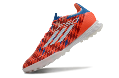 Adidas F50 Pro TF Low-Tops Football Shoes - Red/White/Blue