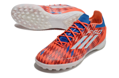Adidas F50 Pro TF Low-Tops Football Shoes - Red/White/Blue