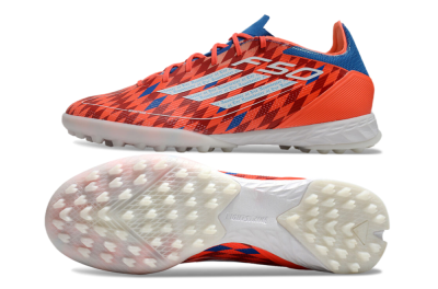 Adidas F50 Pro TF Low-Tops Football Shoes - Red/White/Blue