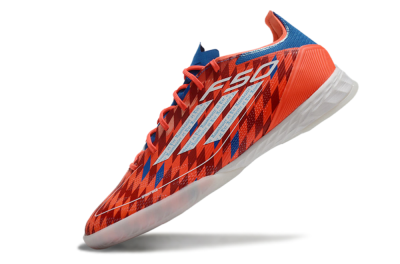 Adidas F50 Pro IC Low-Tops Football Shoes - Red/White/Blue