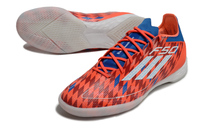 Adidas F50 Pro IC Low-Tops Football Shoes - Red/White/Blue
