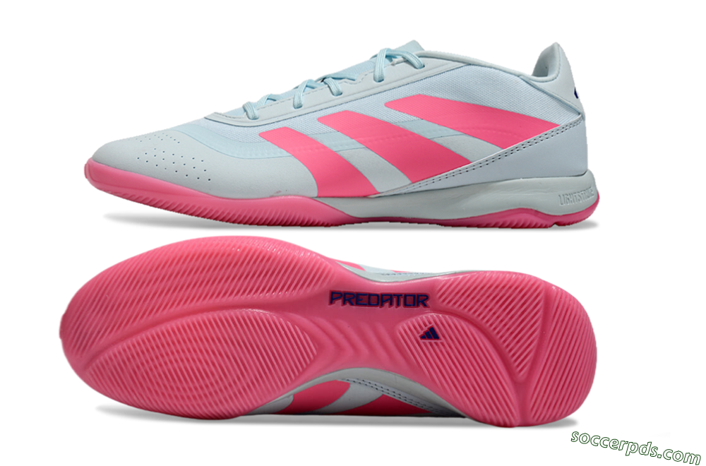 Adidas Predator 24 Elite IC Low-Tops Football Shoes - Jade/Pink/Black 0