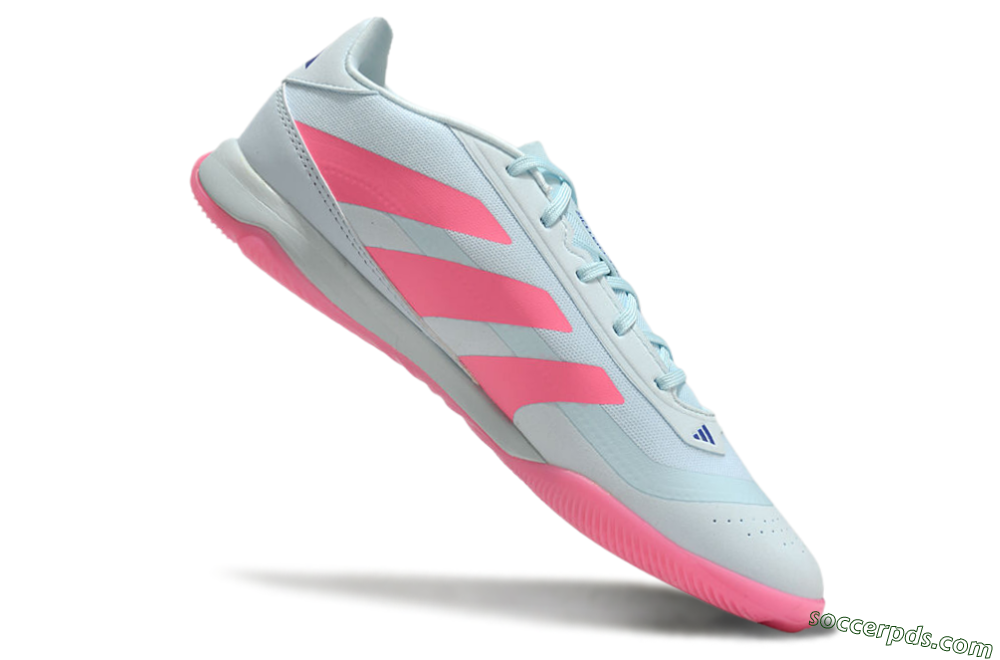 Adidas Predator 24 Elite IC Low-Tops Football Shoes - Jade/Pink/Black 4