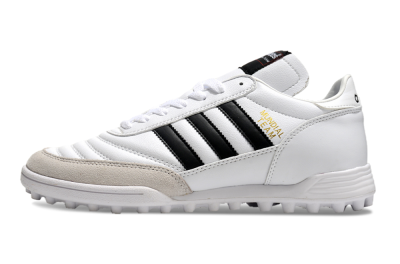 Adidas Mundial Team Astro TF Low-Tops Football Shoes - White/Black/Gold