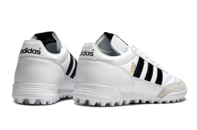 Adidas Mundial Team Astro TF Low-Tops Football Shoes - White/Black/Gold