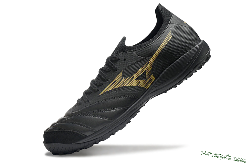 Mizuno Morelia Neo Sala M8 TF Low-Tops Football Shoes - Black/Gold 5