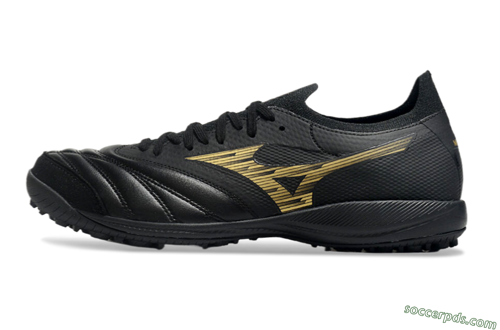 Mizuno Morelia Neo Sala M8 TF Low-Tops Football Shoes - Black/Gold 2
