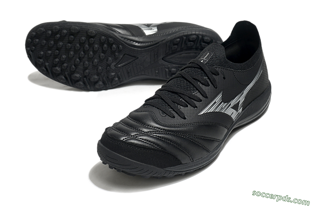 Mizuno Morelia Neo Sala M8 TF Low-Tops Football Shoes - Black/White 3
