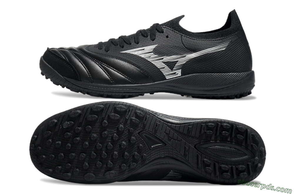 Mizuno Morelia Neo Sala M8 TF Low-Tops Football Shoes - Black/White 0