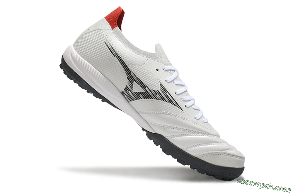 Mizuno Morelia Neo Sala M8 TF Low-Tops Football Shoes - Beige/Black/Red 4
