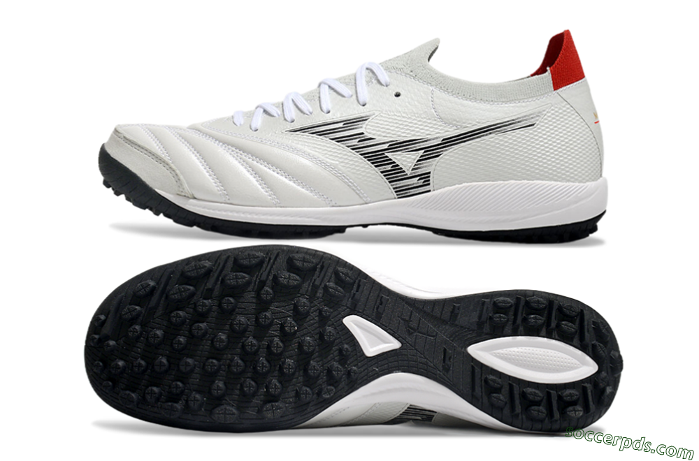 Mizuno Morelia Neo Sala M8 TF Low-Tops Football Shoes - Beige/Black/Red 0