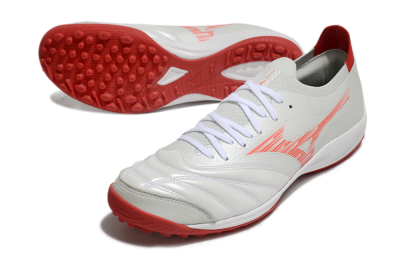 Mizuno Morelia Neo Sala M8 TF Low-Tops Football Shoes - Beige/Red/White