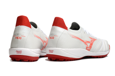 Mizuno Morelia Neo Sala M8 TF Low-Tops Football Shoes - Beige/Red/White