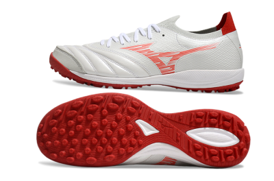 Mizuno Morelia Neo Sala M8 TF Low-Tops Football Shoes - Beige/Red/White