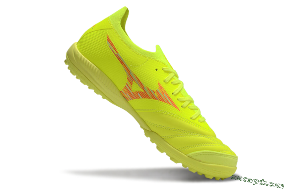Mizuno Morelia Neo Sala M8 TF Low-Tops Football Shoes - Yellow/Red 4