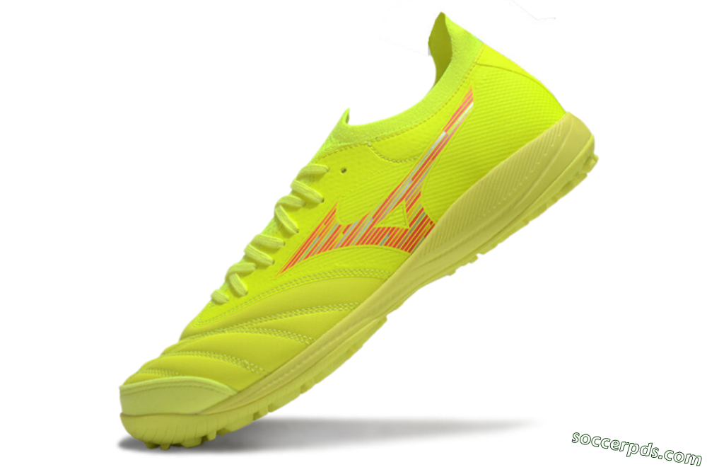 Mizuno Morelia Neo Sala M8 TF Low-Tops Football Shoes - Yellow/Red 5