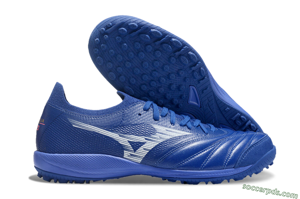 Mizuno Morelia Neo Sala M8 TF Low-Tops Football Shoes - Blue/White 1