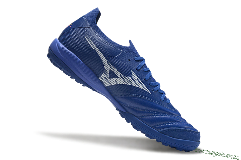 Mizuno Morelia Neo Sala M8 TF Low-Tops Football Shoes - Blue/White 4