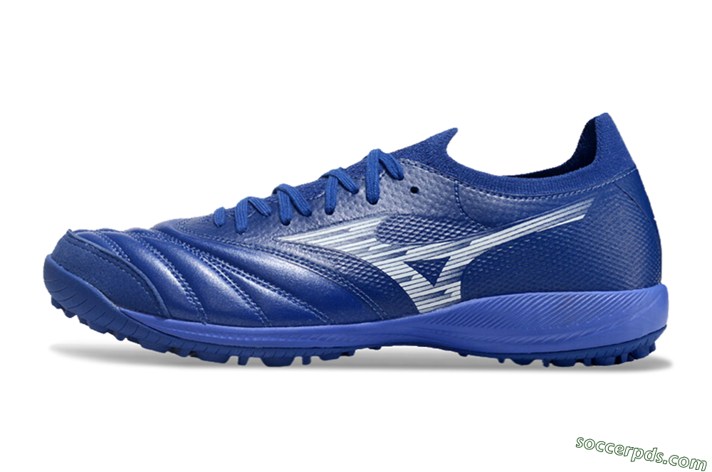 Mizuno Morelia Neo Sala M8 TF Low-Tops Football Shoes - Blue/White 2