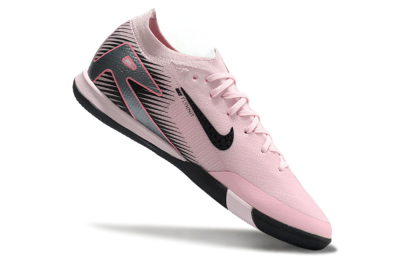 Nike Air Zoom Mercurial Vapor 16 Elite IC Low-Tops Football Shoes - Pink/Silver/Red