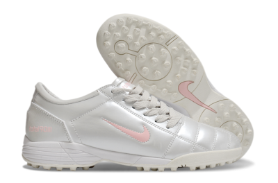 Nike Total 90 II TF Low-Tops Football Shoes - Silver/Pink/White