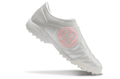 Nike Total 90 II TF Low-Tops Football Shoes - Silver/Pink/White