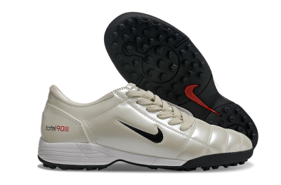 Nike Total 90 II TF Low-Tops Football Shoes - Beige/Black/Red