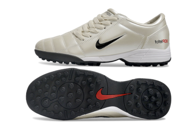 Nike Total 90 II TF Low-Tops Football Shoes - Beige/Black/Red