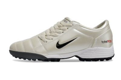 Nike Total 90 II TF Low-Tops Football Shoes - Beige/Black/Red
