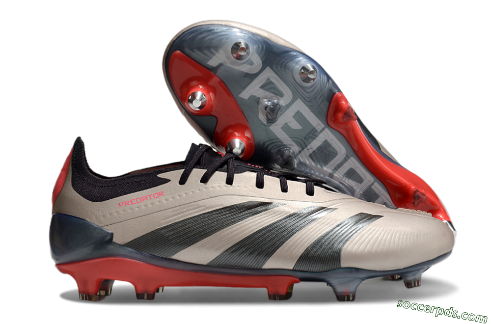 Adidas Predator 24 Elite SG Low-Tops Football Boots - Gold/Blue/Red 1