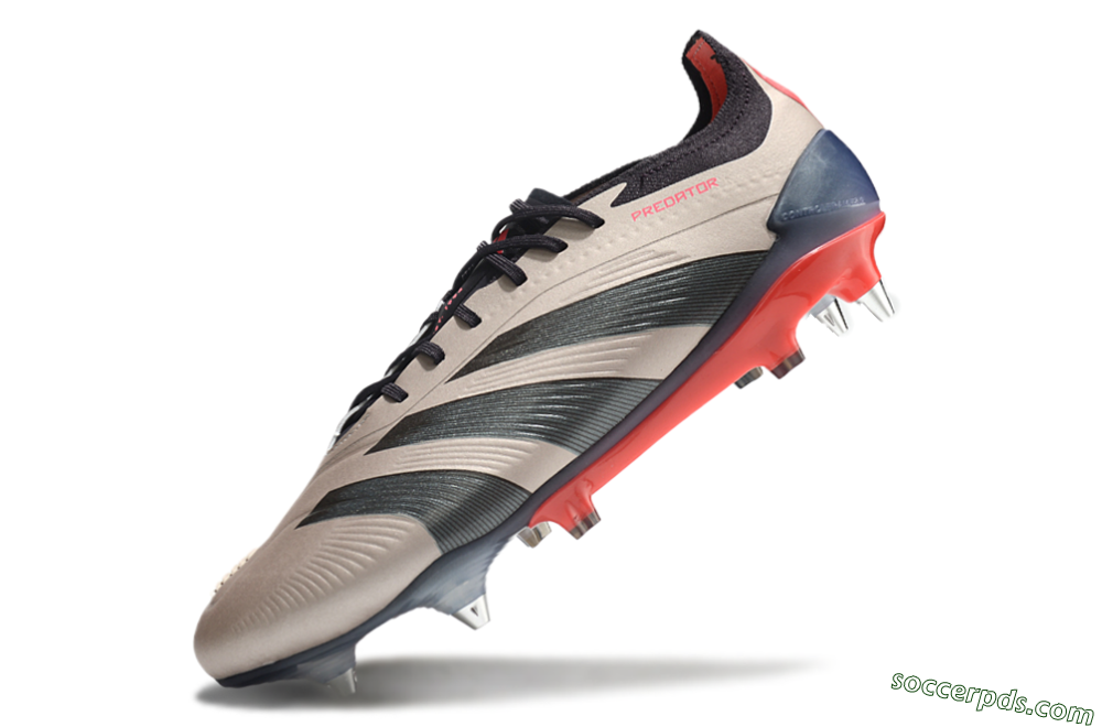Adidas Predator 24 Elite SG Low-Tops Football Boots - Gold/Blue/Red 5