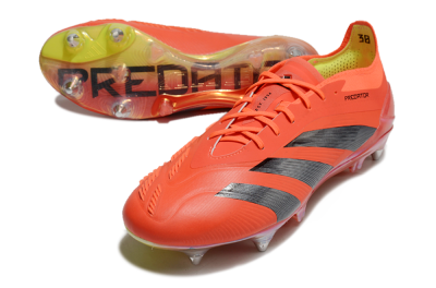 Adidas Predator 24 Elite SG Low-Tops Football Boots - Red/Black/Yellow