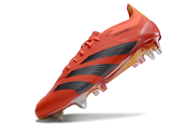 Adidas Predator 24 Elite SG Low-Tops Football Boots - Red/Black/Yellow