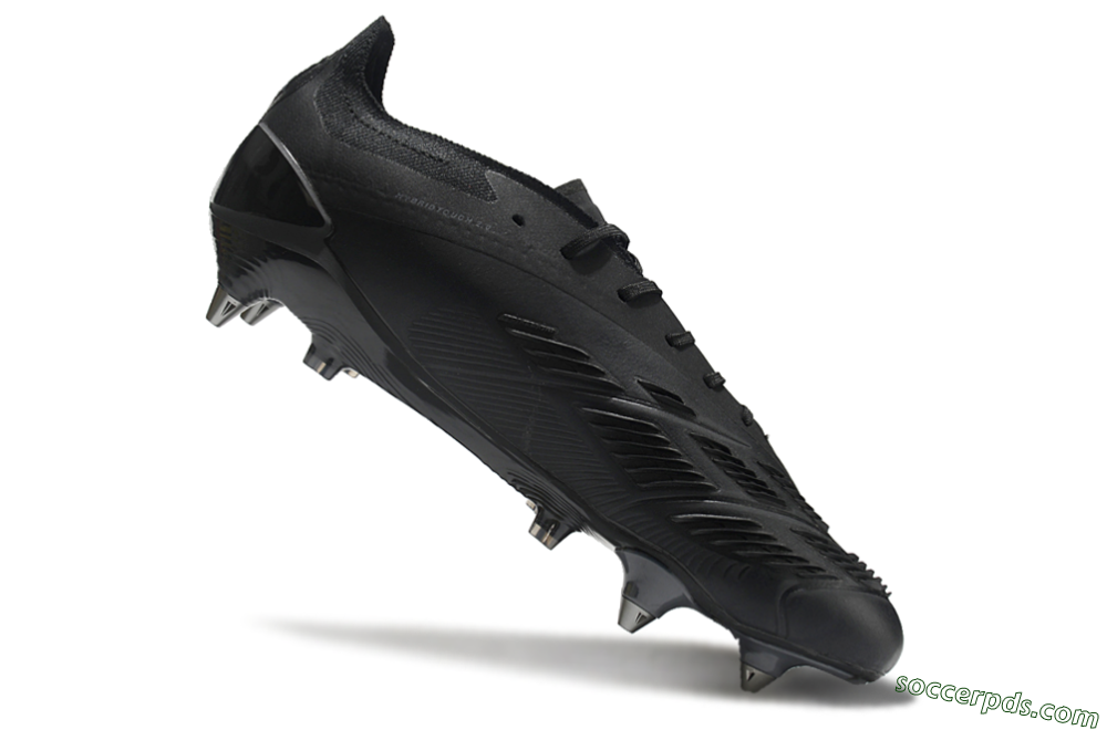 Adidas Predator 24 Elite SG Low-Tops Football Boots - Black/Silver/Gold 5