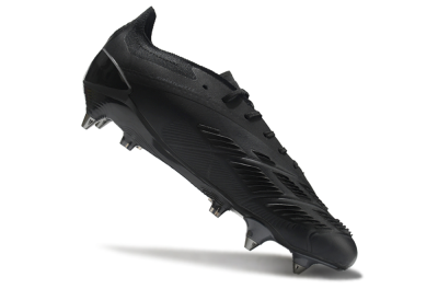 Adidas Predator 24 Elite SG Low-Tops Football Boots - Black/Silver/Gold