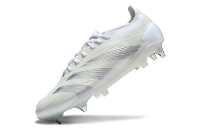 Adidas Predator 24 Elite SG Low-Tops Football Boots - Beige/White/Silver
