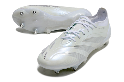 Adidas Predator 24 Elite SG Low-Tops Football Boots - Beige/White/Silver