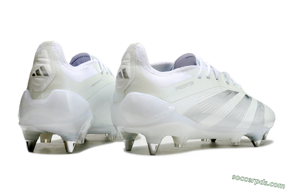 Adidas Predator 24 Elite SG Low-Tops Football Boots - Beige/White/Silver 6