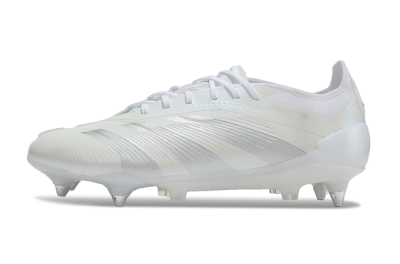 Adidas Predator 24 Elite SG Low-Tops Football Boots - Beige/White/Silver
