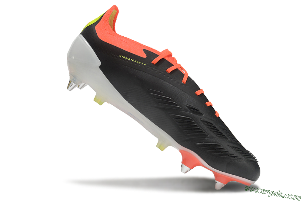 Adidas Predator 24 Elite SG Low-Tops Football Boots - Black/White/Red 4