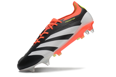 Adidas Predator 24 Elite SG Low-Tops Football Boots - Black/White/Red