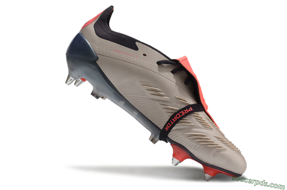 Adidas Predator Elite Foldover Tongue SG Low-Tops Football Boots - Gold/Blue/Red 4