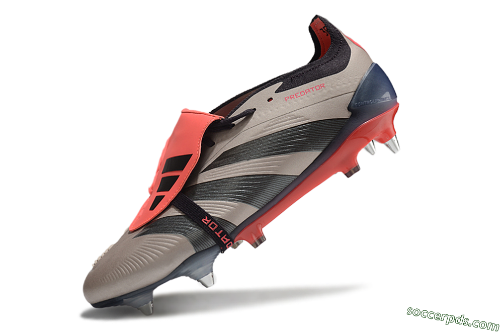 Adidas Predator Elite Foldover Tongue SG Low-Tops Football Boots - Gold/Blue/Red 5